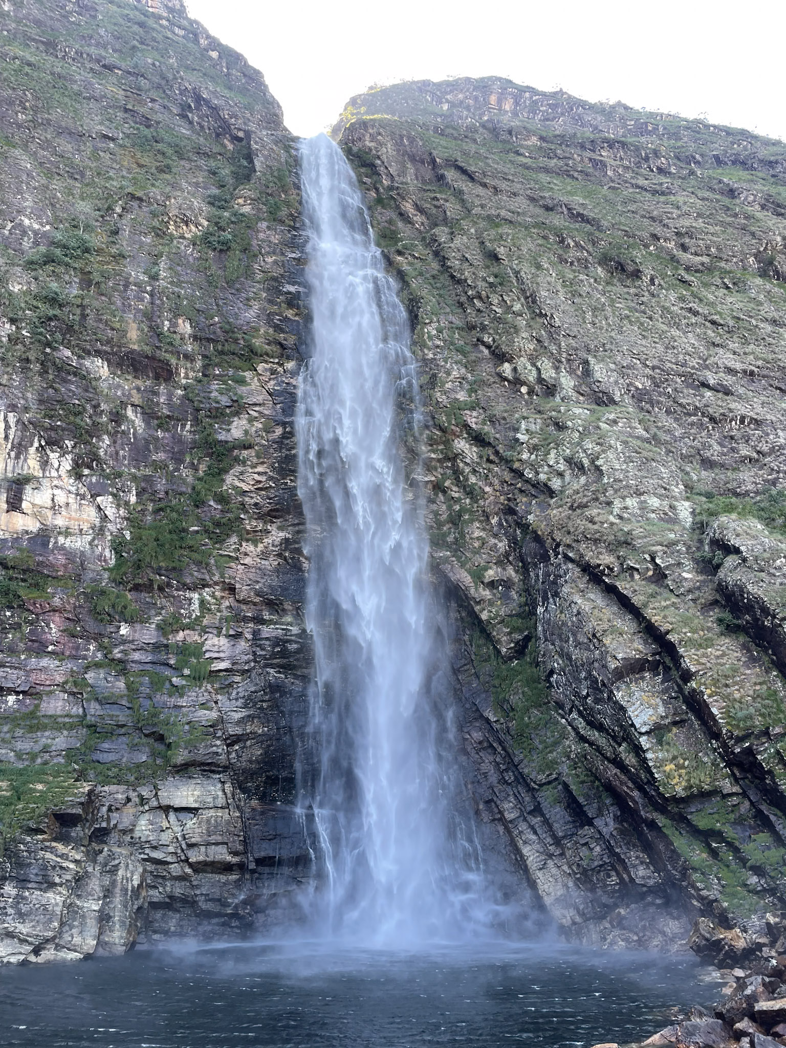 Queda principal da Cachoeira Casca D'Anta