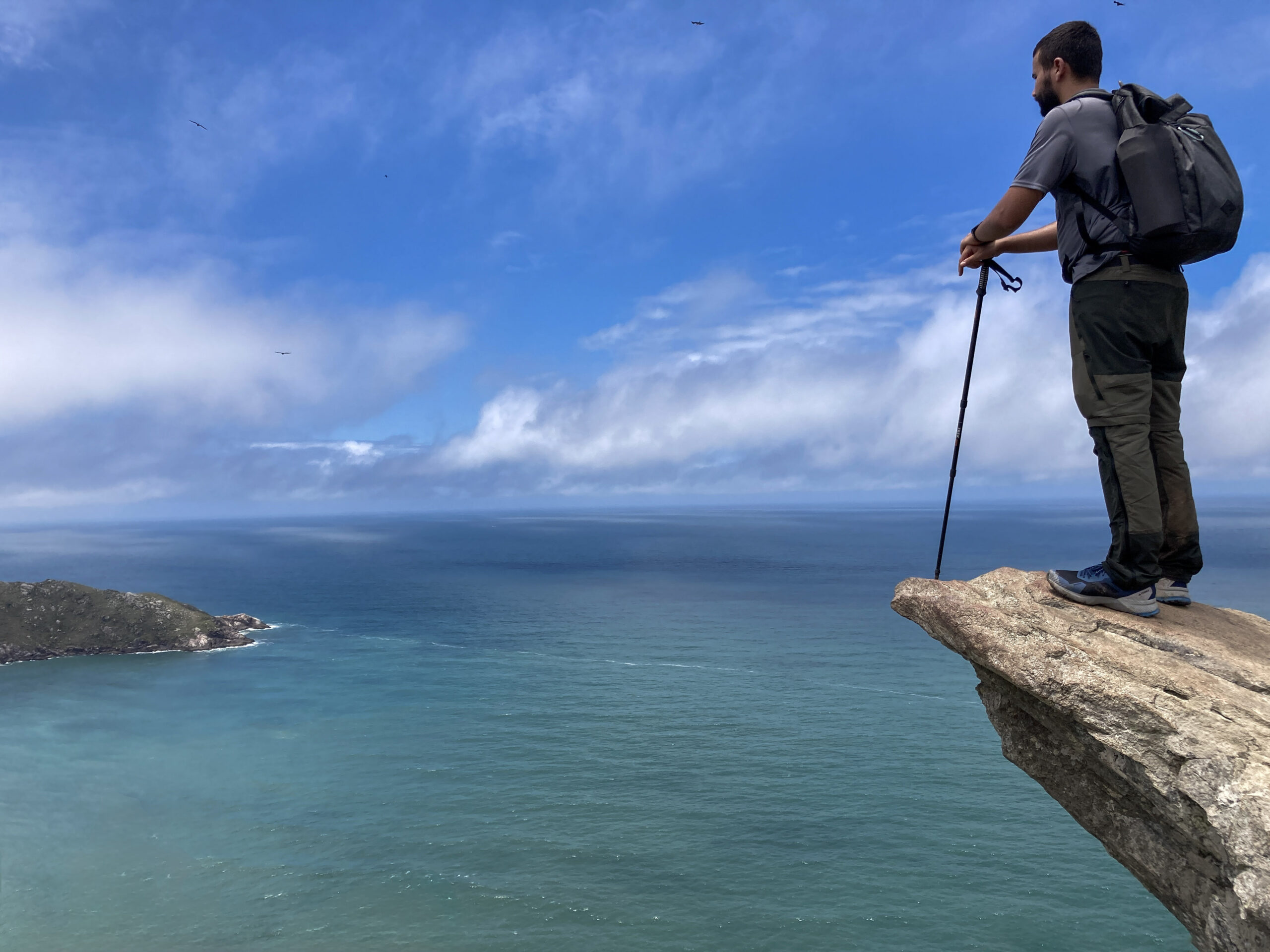 O topo do Morro da Coroa