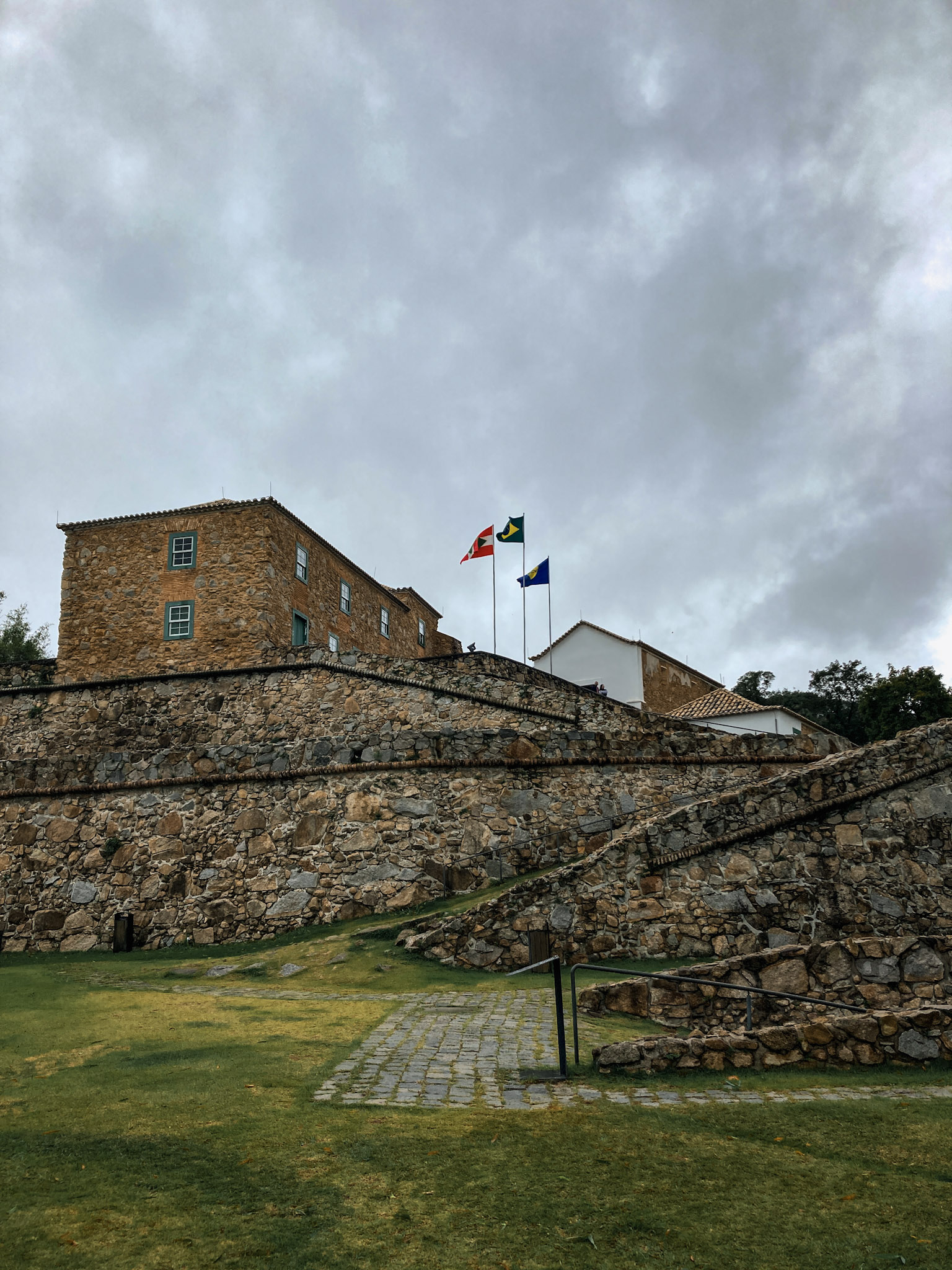 Fortaleza de São José da Ponta Grossa, no norte da Ilha de Santa Catarina, Florianópolis/SC.